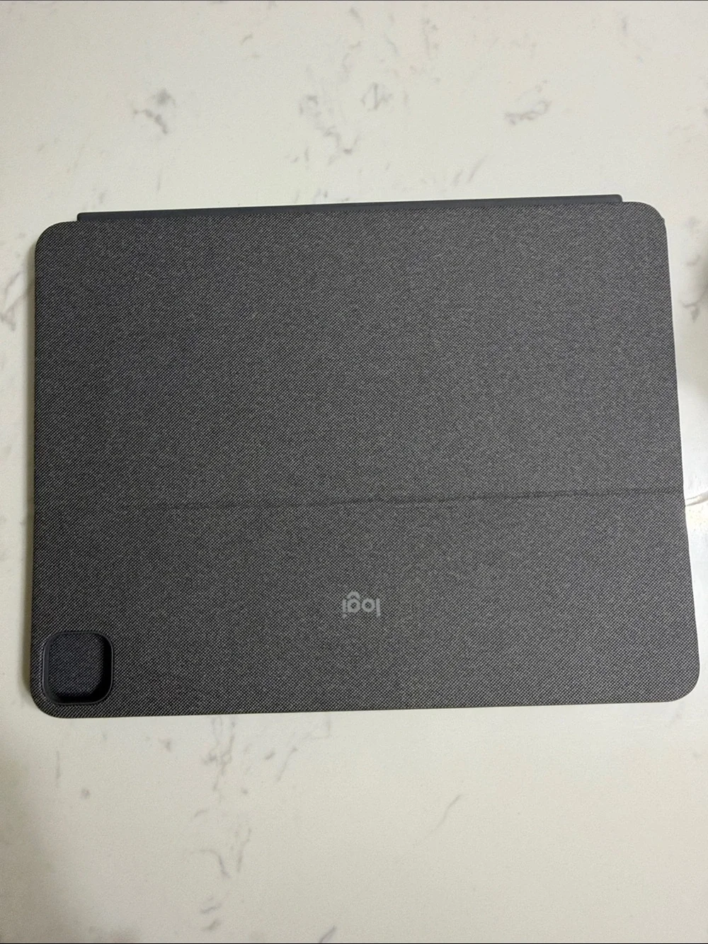 Logitech Dark Gray Fabric Folio Keyboard Case with Trackpad